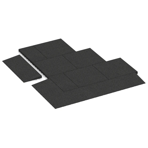 Typische Verlegung oder Einbausituation für den Artikel 2428 von WARCO - Übergangsrampe 75 cm, Farbton Anthrazit in der Abmessung 75 x 30 cm | 8 < 40 mm.