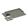 Typische Verlegung oder Einbausituation für den Artikel 3721 von WARCO - Tappetino Fitness Premium 2 cm, Farbton Granito grigio in der Abmessung 30,6 x 30,6 x 2 cm | 0,094 m².