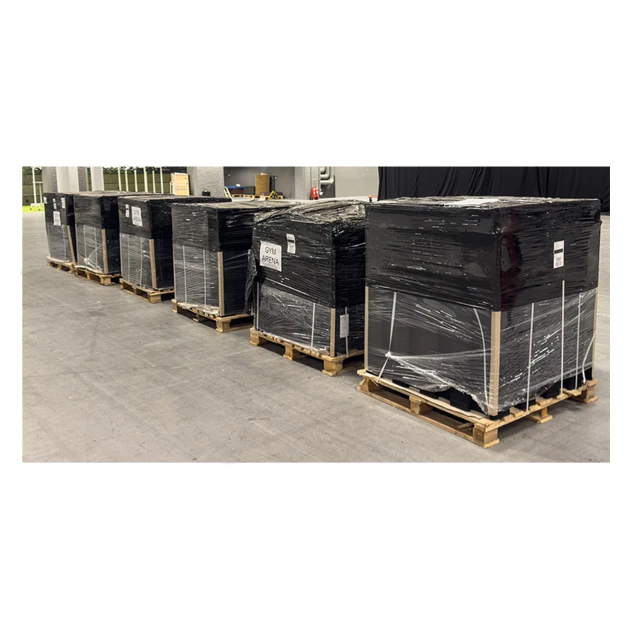 Typische Verlegung oder Einbausituation für den Artikel 6191 von WARCO - Pavimentazione a noleggio Fitness Performance Elite, Farbton Antracite in der Abmessung 15 × 20 m | 300 m².