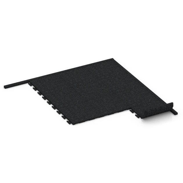 Typische Verlegung oder Einbausituation für den Artikel 3784 von WARCO - Cordolo in gomma, Farbton Antracite in der Abmessung 100 x 5 x 25 cm.