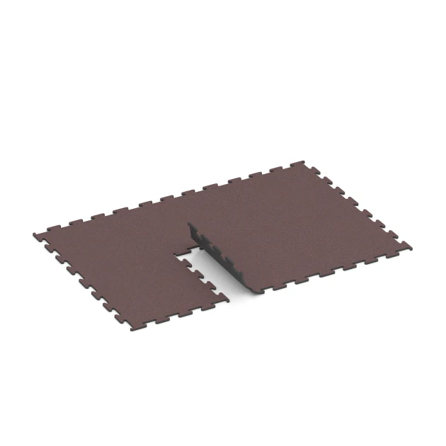 Typische Verlegung oder Einbausituation für den Artikel 6149 von WARCO - Fitness Performance Elite Pavimento Sportivo, Farbton Rosso Minerale in der Abmessung 100 x 100 x 2 cm | 1,00 m².