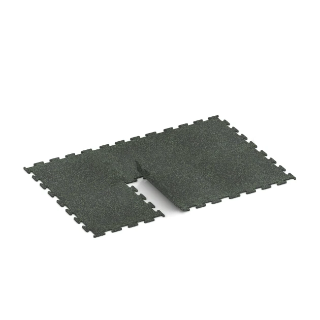 Typische Verlegung oder Einbausituation für den Artikel 6979 von WARCO - Fitness Performance Elite Pavimento Sportivo, Farbton Verde leggermente punteggiato in der Abmessung 100 x 100 x 2 cm | 1,00 m².
