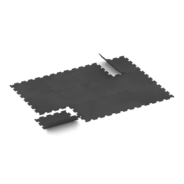 Typische Verlegung oder Einbausituation für den Artikel 3749 von WARCO - Fitness Performance Elite Trainingsboden, Farbton Anthrazit in der Abmessung 50 x 50 x 1 cm | 0,25 m².