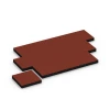 Typische Verlegung oder Einbausituation für den Artikel 6205 von WARCO - Piastrelle antitrauma, Farbton Rosso mattone in der Abmessung 50 x 50 x 8 cm.