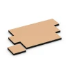 Typische Verlegung oder Einbausituation für den Artikel 6234 von WARCO - Fallschutzplatten, Farbton Sandbeige in der Abmessung 50 x 50 x 8 cm.