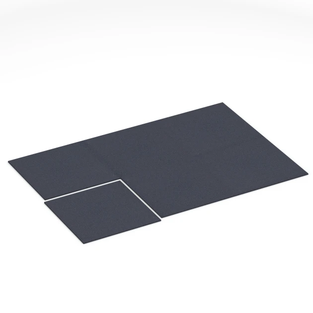 Typische Verlegung oder Einbausituation für den Artikel 6175 von WARCO - Fitness Performance Elite Pavimento Fitness, Farbton Antracite in der Abmessung 100 × 100 × 1,5 cm.