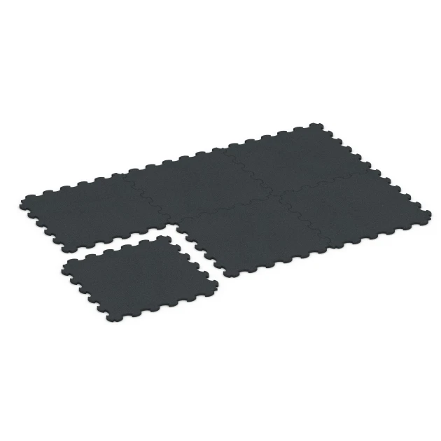 Typische Verlegung oder Einbausituation für den Artikel 7085 von WARCO - Hunde-Bodenschutzmatte, Farbton Anthrazit in der Abmessung 102,5 x 102,5 x 2,2 cm | 1,05 m².
