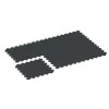 Typische Verlegung oder Einbausituation für den Artikel 7086 von WARCO - Hunde-Bodenschutzmatte, Farbton Anthrazit in der Abmessung 102,5 x 102,5 x 1,5 cm | 1,05 m².