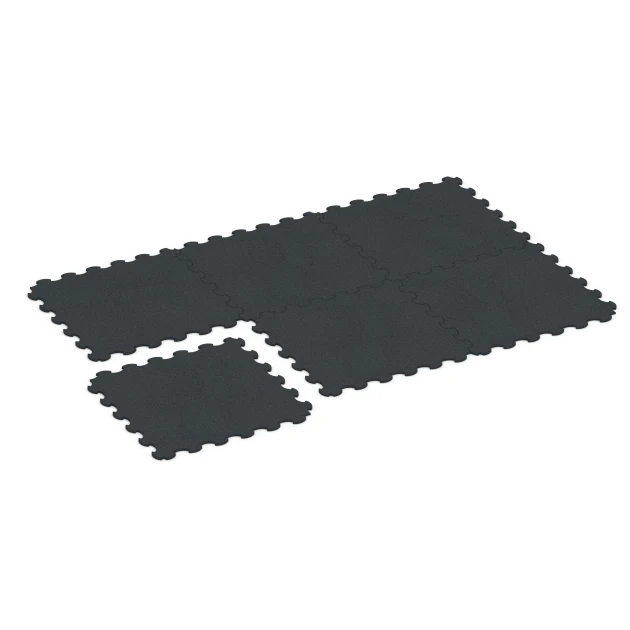Typische Verlegung oder Einbausituation für den Artikel 7086 von WARCO - Hunde-Bodenschutzmatte, Farbton Anthrazit in der Abmessung 102,5 x 102,5 x 1,5 cm | 1,05 m².