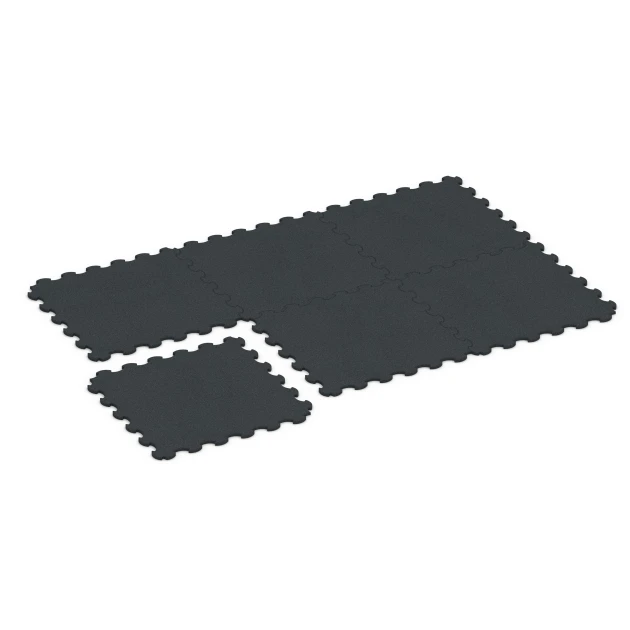 Typische Verlegung oder Einbausituation für den Artikel 6377 von WARCO - Tappetino Protettivo Fitness, Farbton Antracite in der Abmessung 102,5 x 102,5 x 2 cm | 1,05 m².