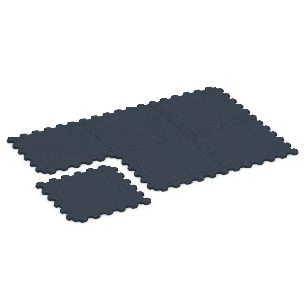 Typische Verlegung oder Einbausituation für den Artikel 6391 von WARCO - Stallmatte Puzzle, Farbton Antracite in der Abmessung 102,5 x 102,5 x 3 cm | 1,05 m².
