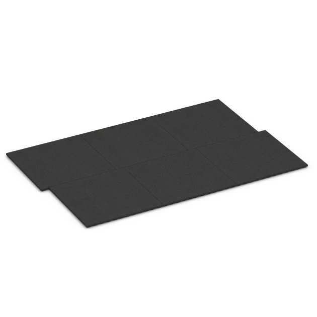 Typische Verlegung oder Einbausituation für den Artikel 6383 von WARCO - Stallmatte Komfort, Farbton Antracite in der Abmessung 100 x 100 x 4 cm.