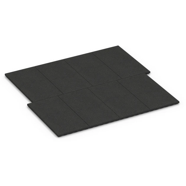 Typische Verlegung oder Einbausituation für den Artikel 6389 von WARCO - Stallmatte Luxus, Farbton Anthrazit in der Abmessung 100 x 50 x 4,5 cm | 0,50 m².