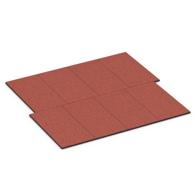 Typische Verlegung oder Einbausituation für den Artikel 6382 von WARCO - Tappeto in gomma per box cavalli, Farbton Rosso mattone in der Abmessung 100 x 50 x 3 cm | 0,50 m².