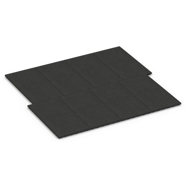 Typische Verlegung oder Einbausituation für den Artikel 6385 von WARCO - Tappeto in gomma per box cavalli Comfort, Farbton Antracite in der Abmessung 100 x 50 x 4 cm | 0,50 m².