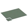 Typische Verlegung oder Einbausituation für den Artikel 6780 von WARCO - Pavimento gomma palestra, Farbton Prato inglese in der Abmessung 44,6 x 44,6 x 1,8 cm.