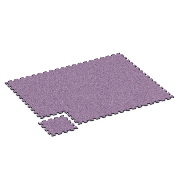 Typische Verlegung oder Einbausituation für den Artikel 6756 von WARCO - Pavimentazione antitrauma, Farbton Lavanda in der Abmessung 44,6 x 44,6 x 1,8 cm.