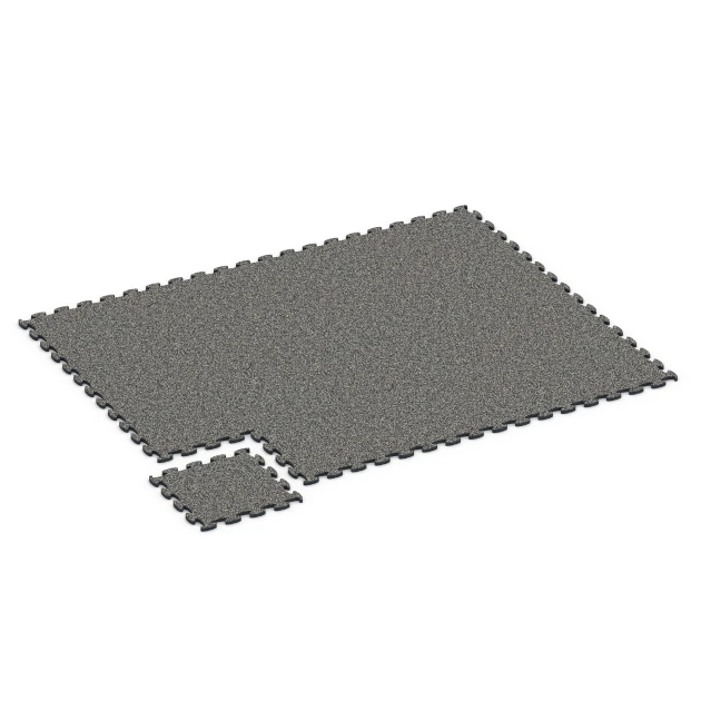 Typische Verlegung oder Einbausituation für den Artikel 6796 von WARCO - Pavimento agility cani, Farbton Granito grigio scuro in der Abmessung 44,6 x 44,6 x 1,8 cm.