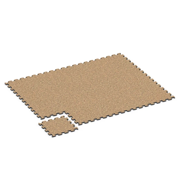 Typische Verlegung oder Einbausituation für den Artikel 6790 von WARCO - Piastrelle balcone gomma, Farbton Terracotta in der Abmessung 44,6 x 44,6 x 1,8 cm.