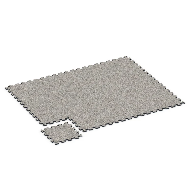 Typische Verlegung oder Einbausituation für den Artikel 6914 von WARCO - Pavimentazione fiere clic, Farbton Granito grigio in der Abmessung 44,6 x 44,6 x 1,8 cm.