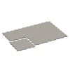 Typische Verlegung oder Einbausituation für den Artikel 6806 von WARCO - Pavimento agility cani, Farbton Granito grigio in der Abmessung 97,1 x 97,1 × 1,8 cm.