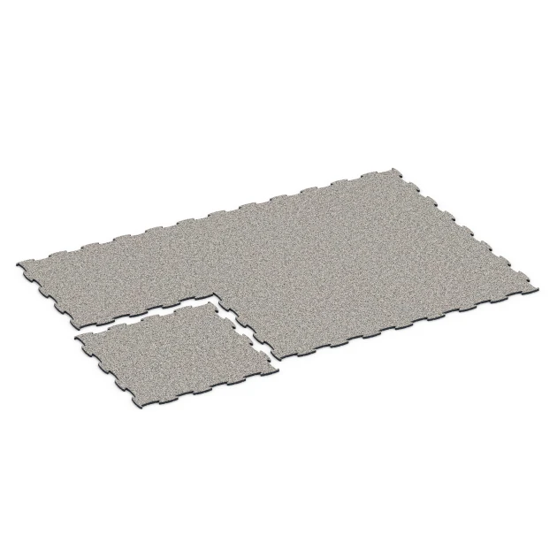 Typische Verlegung oder Einbausituation für den Artikel 6806 von WARCO - Pavimento agility cani, Farbton Granito grigio in der Abmessung 97,1 x 97,1 × 1,8 cm.