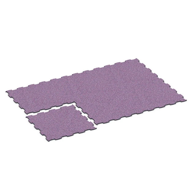 Typische Verlegung oder Einbausituation für den Artikel 6810 von WARCO - Pavimento agility cani, Farbton Lavanda in der Abmessung 97,1 x 97,1 × 1,8 cm.