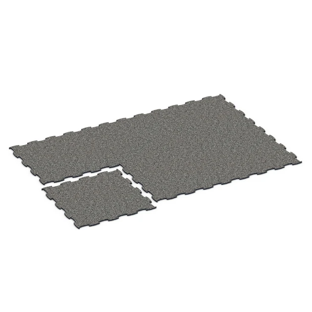 Typische Verlegung oder Einbausituation für den Artikel 6868 von WARCO - Fitness Max Floor System, Farbton Dunkelgrauer Granit in der Abmessung 97,1 x 97,1 × 1,8 cm.