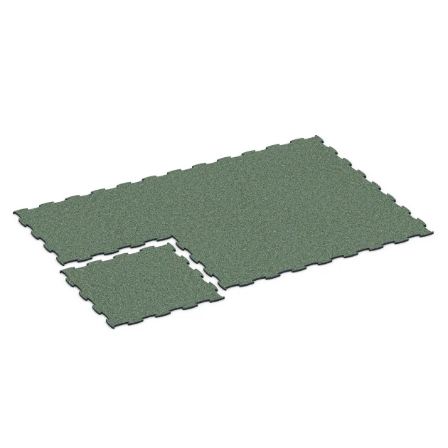 Typische Verlegung oder Einbausituation für den Artikel 6906 von WARCO - Pavimento agility indoor cani, Farbton Prato inglese in der Abmessung 97,1 x 97,1 × 1,8 cm.