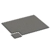 Typische Verlegung oder Einbausituation für den Artikel 6841 von WARCO - Fitness Active pavimento, Farbton Granito grigio scuro in der Abmessung 44,6 x 44,6 × 2,8 cm.