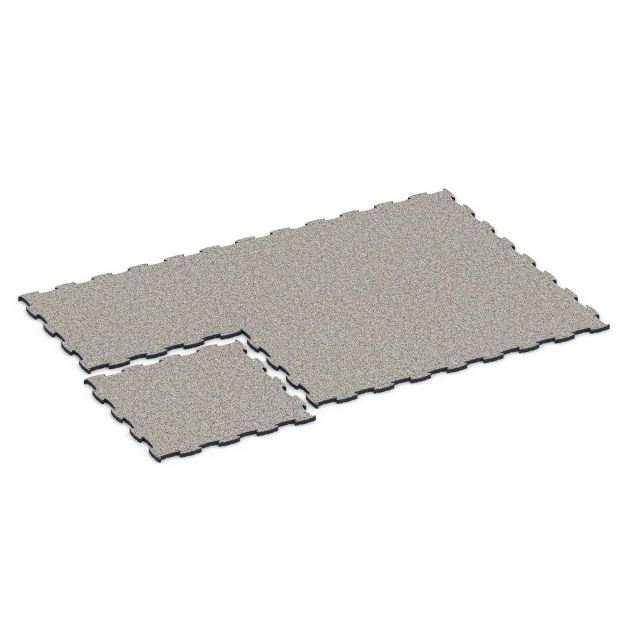 Typische Verlegung oder Einbausituation für den Artikel 6851 von WARCO - Fitness Active Floor System, Farbton Grauer Granit in der Abmessung 97,1 x 97,1 x 2,8 cm.