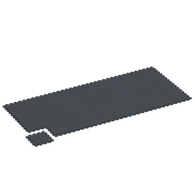 Typische Verlegung oder Einbausituation für den Artikel 6964 von WARCO - Fitness Premium pavimento tecnico, Farbton Antracite in der Abmessung 28,9 x 28,9 x 1,8 cm.