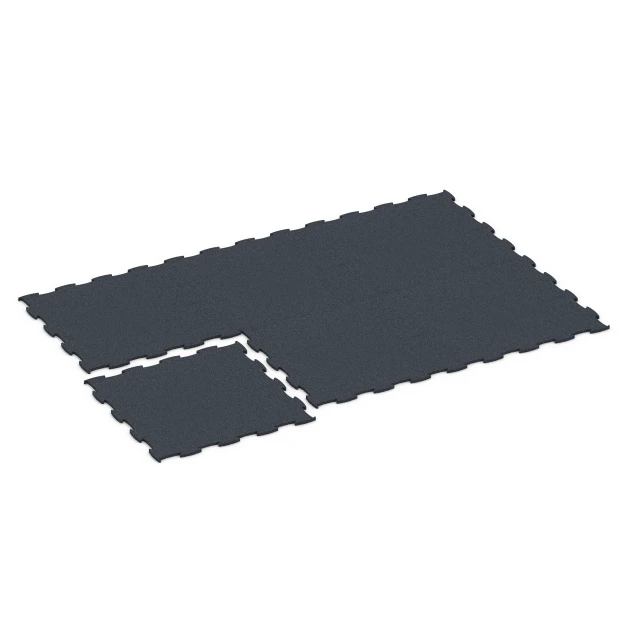 Typische Verlegung oder Einbausituation für den Artikel 6962 von WARCO - Fitness Premium pavimento sportivo, Farbton Antracite in der Abmessung 99 x 99 x 1,8 cm.