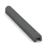 Foto der hinteren Seite vom unsymmetrischen WARCO-Formteil 2583: Bordsteinkappe, Design Schiefergrau, Maße 1000 x 100 x 100 - [50 x 50]mm.