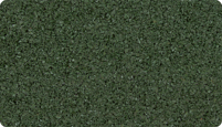 Il campione di colore Verde erba WARCO per le superfici monocromatiche in granuli di gomma SBR verdi e il legante incolore.